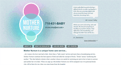 Desktop Screenshot of mothernurture.com